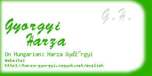 gyorgyi harza business card